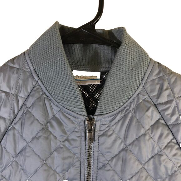 Columbia Omni-Heat Gray Quilted Sportswear Jacket Size S - Picture 2 of 15